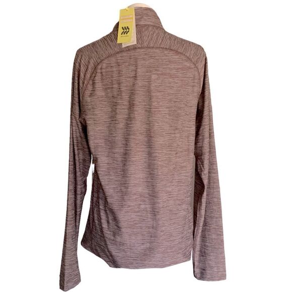 All in Motion Plum Heathered Round Hem Hoodie Sz S - Picture 2 of 6